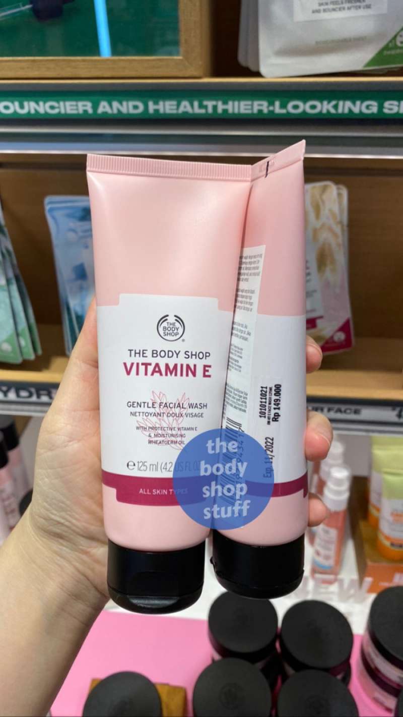 Jual The Body Shop Vitamin E Gentle Facial Wash Vitamin E Face Wash di