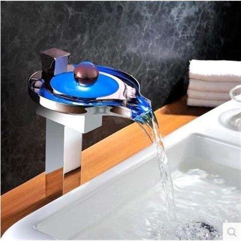 Jual Keran Led Air Terjun Kamar Mandi. Keran Bak Kuningan Air Terjun