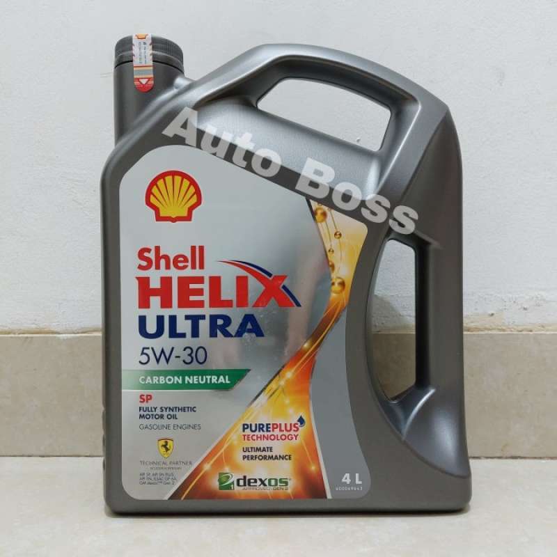 Promo Shell Helix Ultra - 5W30 5W-30 SP SN Plus Oli Mobil Kemasan 4 ...