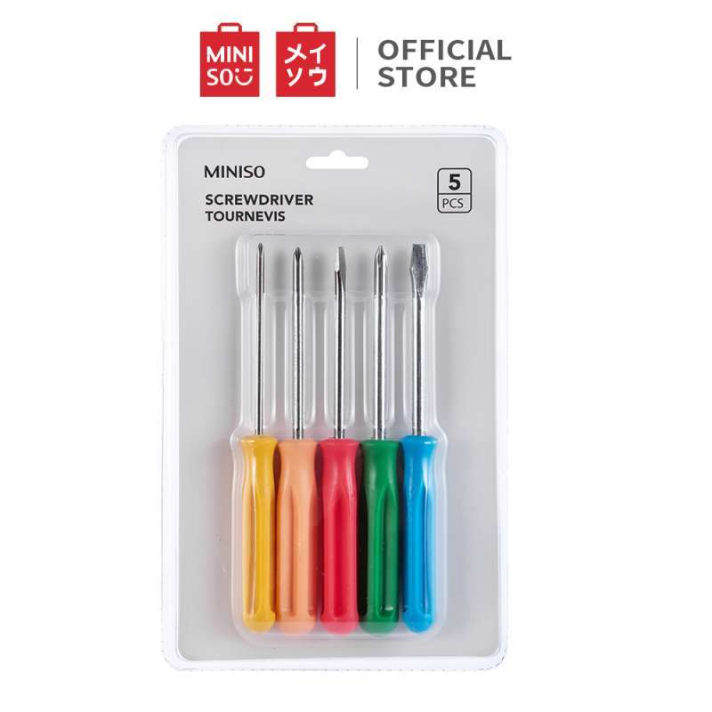 Jual Miniso Screwdriver Set Obeng [5 Pcs] Di Seller Miniso Indonesia