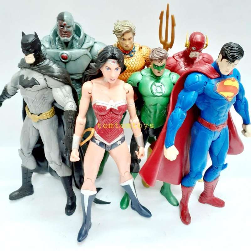 Jual JUSTICE LEAGUE Action Figure Superman Batman Flash Aquaman