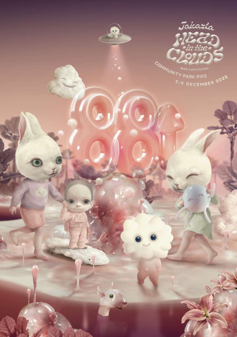 Jual [Only 88pcs available] Jakarta Head in The Clouds x Roby Dwi