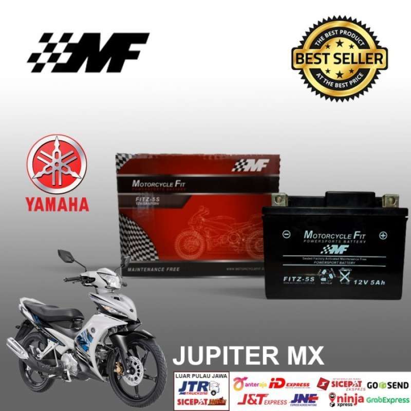 Jual Aki motor yamaha jupiter mx GTZ5S aki kering motorcycle fit FITZ5S