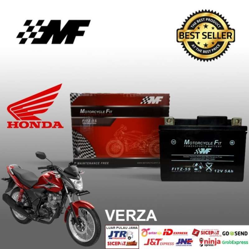 Jual Aki motor honda verza GTZ5S aki kering motorcycle fit FITZ5S di