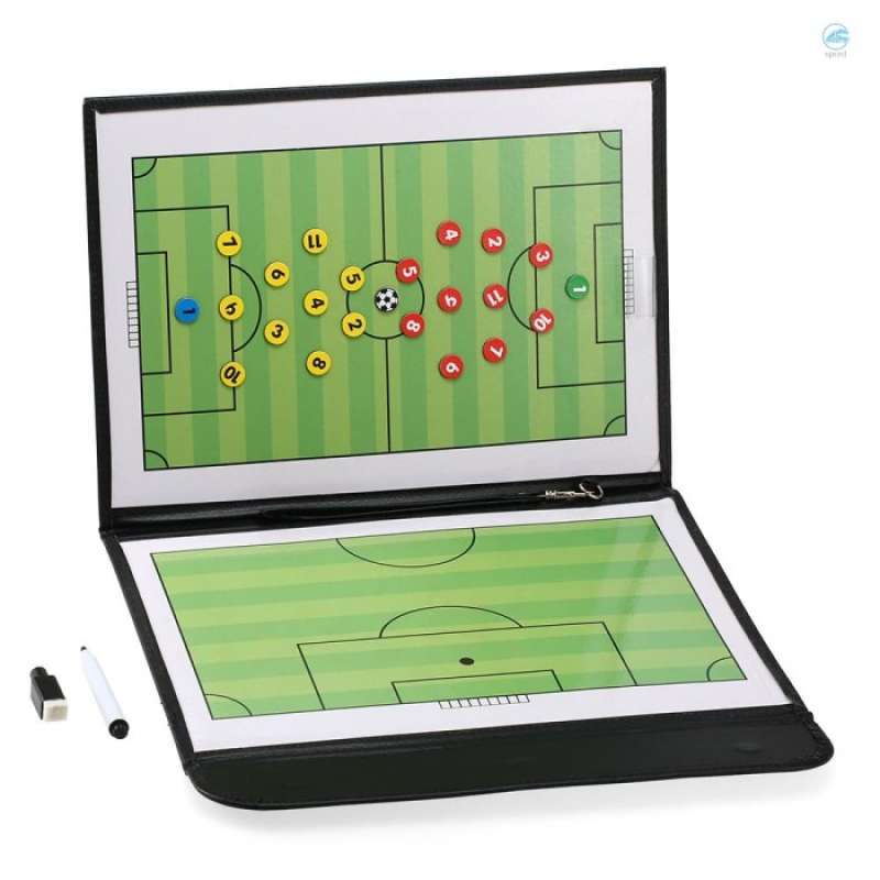 Promo Papan Strategi Sepak Bola Magnetik Model Lipat 2in1 Dengan Spidol
