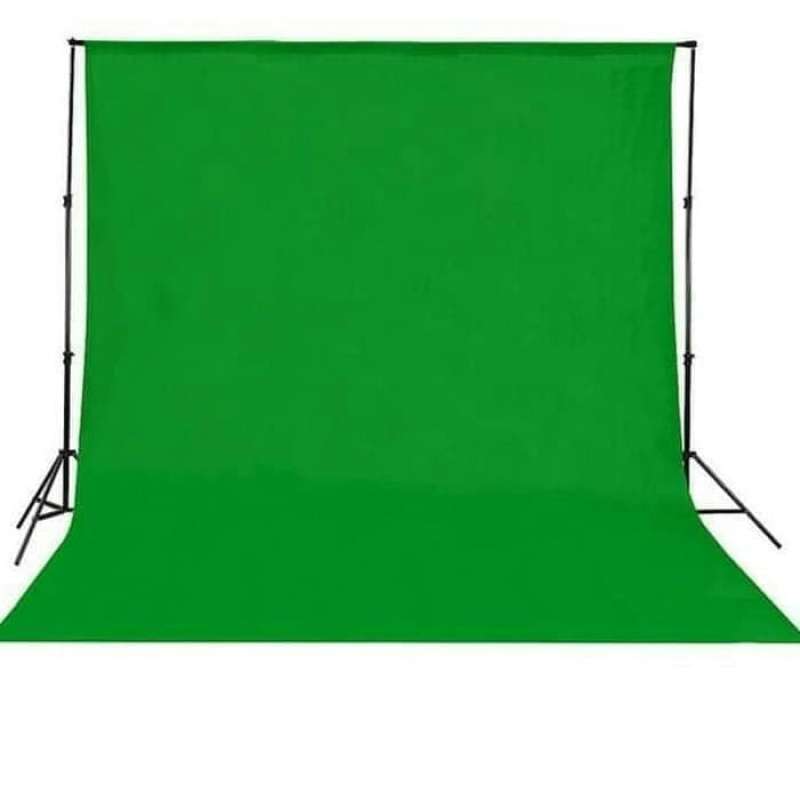 Promo Background Polos Berwarna Hijau Atau Green Screen Uk 2,5 Mx3 M
