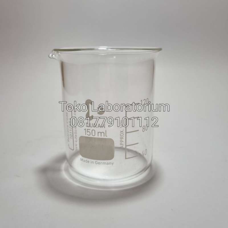Promo Beaker Glass 150 Ml Duran Low Form / Gelas Kimia Diskon 33 di
