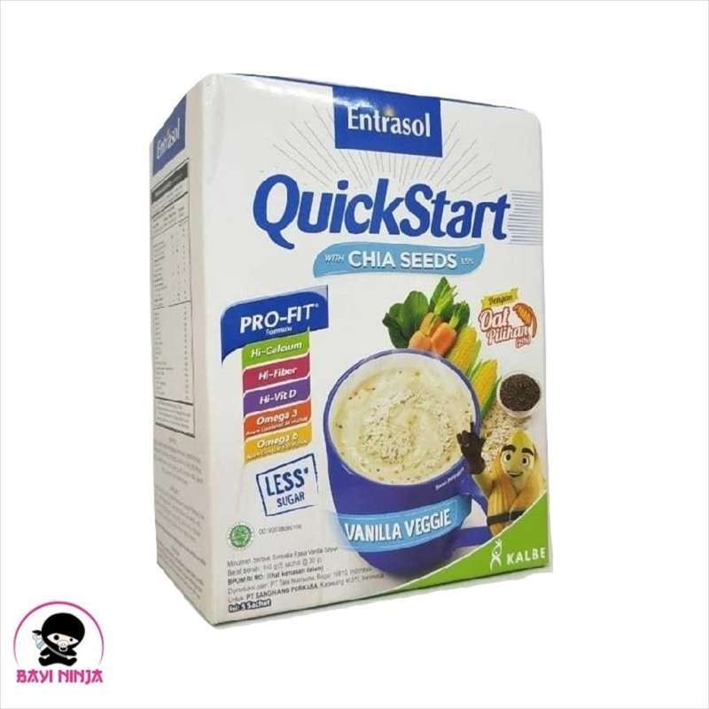 Jual Entrasol Quick Start Vanila Veggie Sereal [5 X 30 G] Di Seller ...