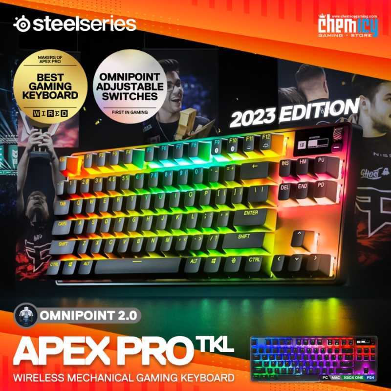 Jual Steelseries Apex Pro TKL 2023 Wireless Mechanical Gaming Keyboard ...