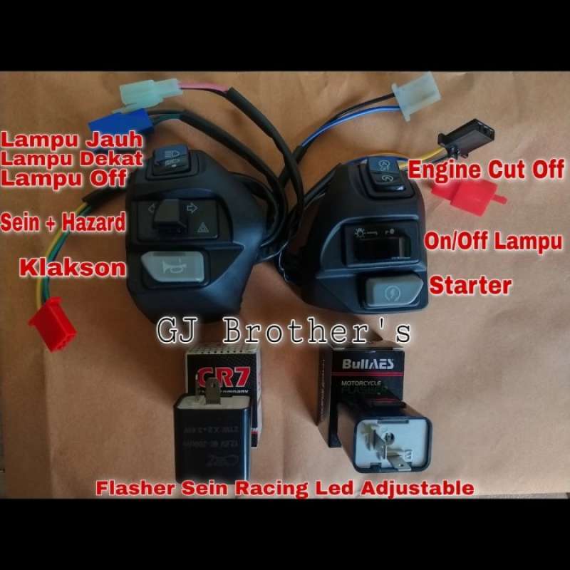 Jual Saklar Aerox 155 Set Kanan Kiri Hazard , On/Off Lampu , Engine Cut ...