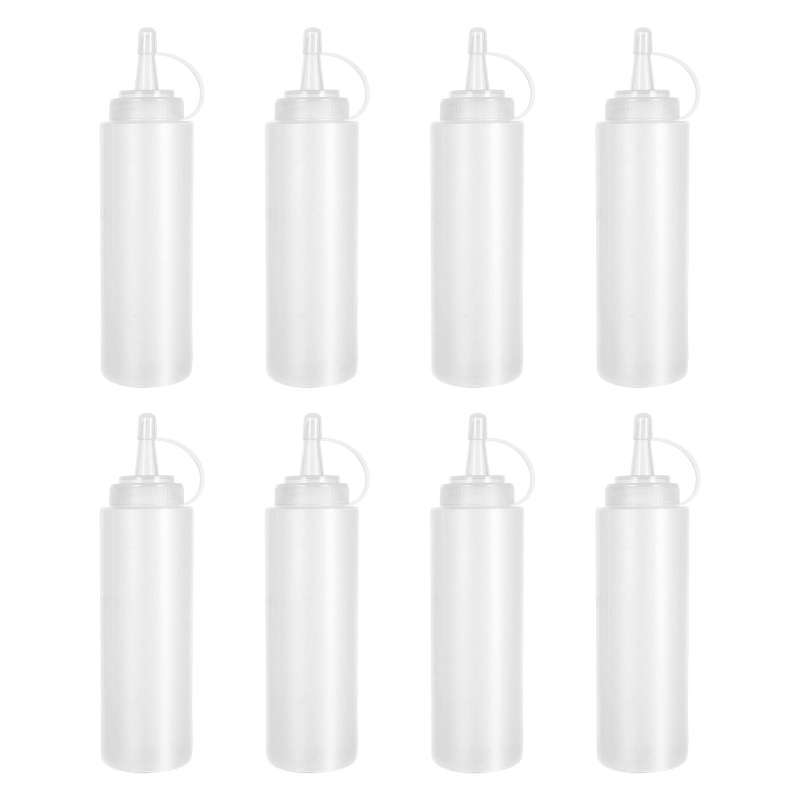 Jual 8 Pieces Household Sauce Bottles Ketchup Dispenser for Picnic BBQ