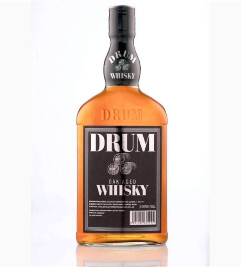Jual Drum Whisky Minuman Alkohol [1 Dus/ 12 Botol/ 350 Ml] Di Seller