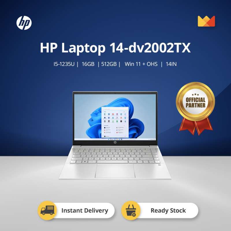 Jual Hp Laptop 14-dv2002tx (i5/16gb/512gb/win11+ohs/14) - Silver Di ...