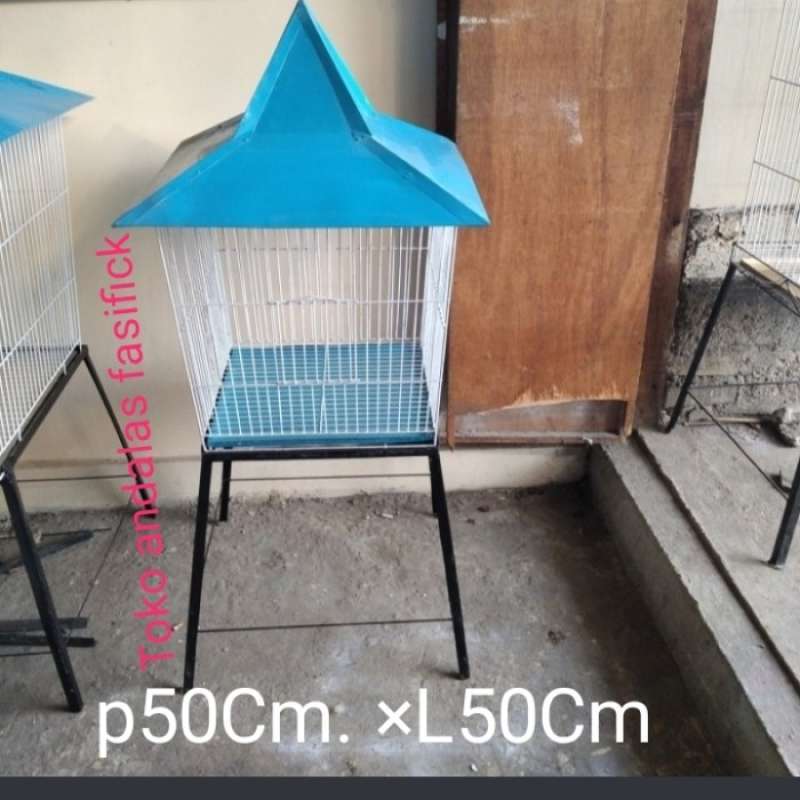 Promo kandang Burung. ayam kate. model Rumah krucut. kaki 4 Diskon 33%