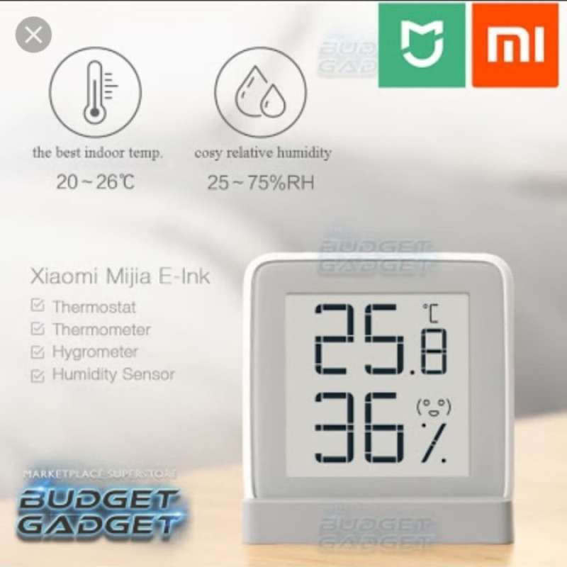 Promo Xiaomi Mijia E-Ink Thermometer thermo Hygrometer Humidity Sensor ...