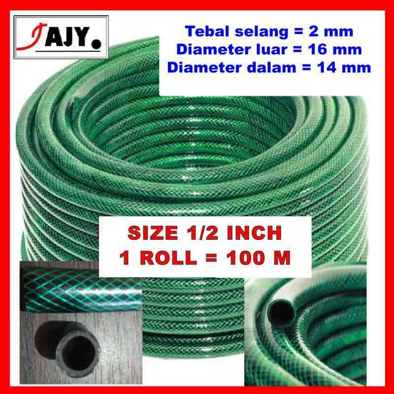 Jual selang air benang anti lumut (size 1/2 inch) peroll