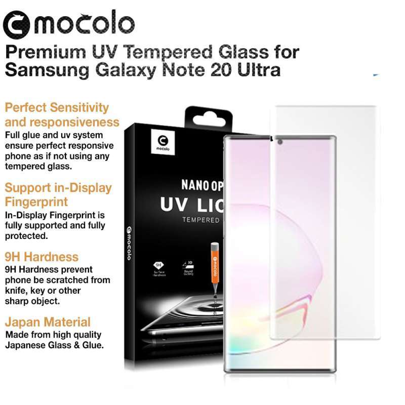 Jual Mocolo Premium UV Tempered Glass for Samsung Galaxy Note 20 Ultra