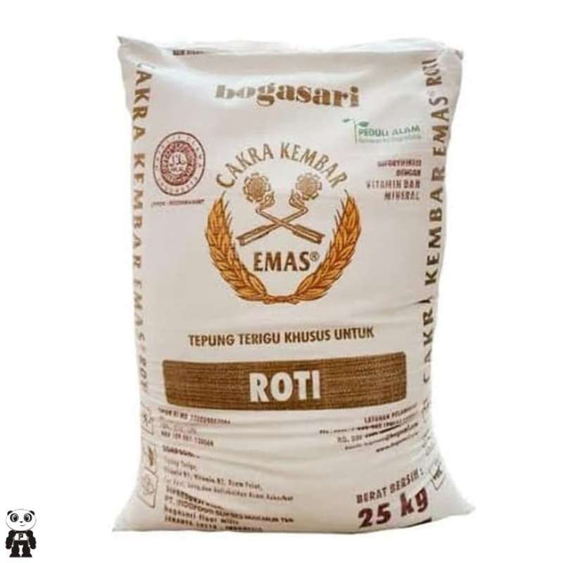 Khusus Roti Jual Tepung Terigu Cakra Kembar Emas Khusus Roti 25kg Di Seller Panda ...