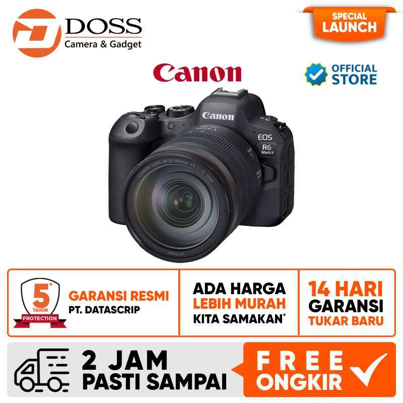 Jual Canon EOS R6 II EOS R6 Mark II Mirrorless Camera with 24105mm f4