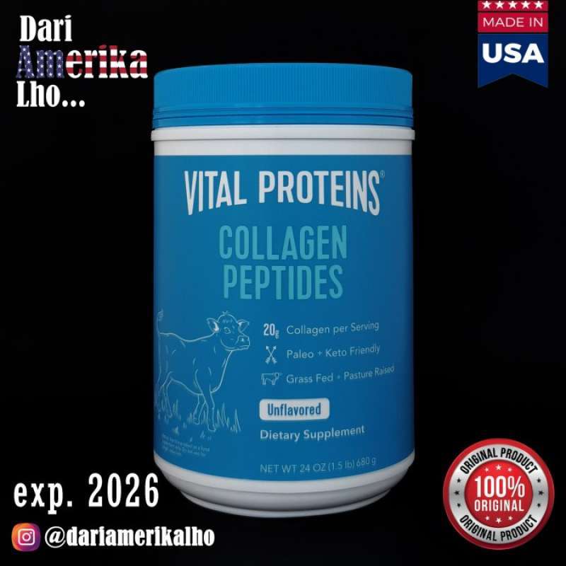 Jual Vital Proteins Collagen Peptides 24oz/680gr di Seller Sentra ...