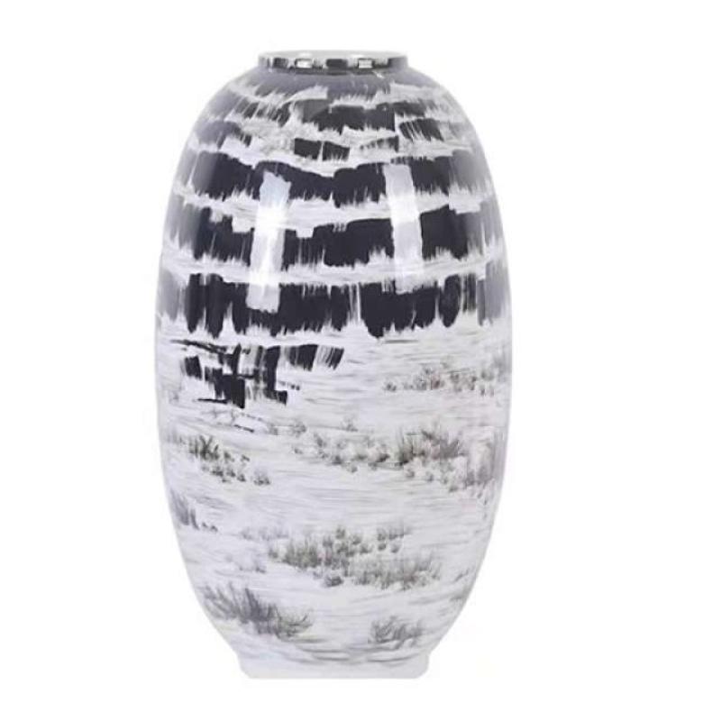 Jual VAS Pajangan Meja / Guci Keramik / Ginger Jar Vase Home 38/1 di