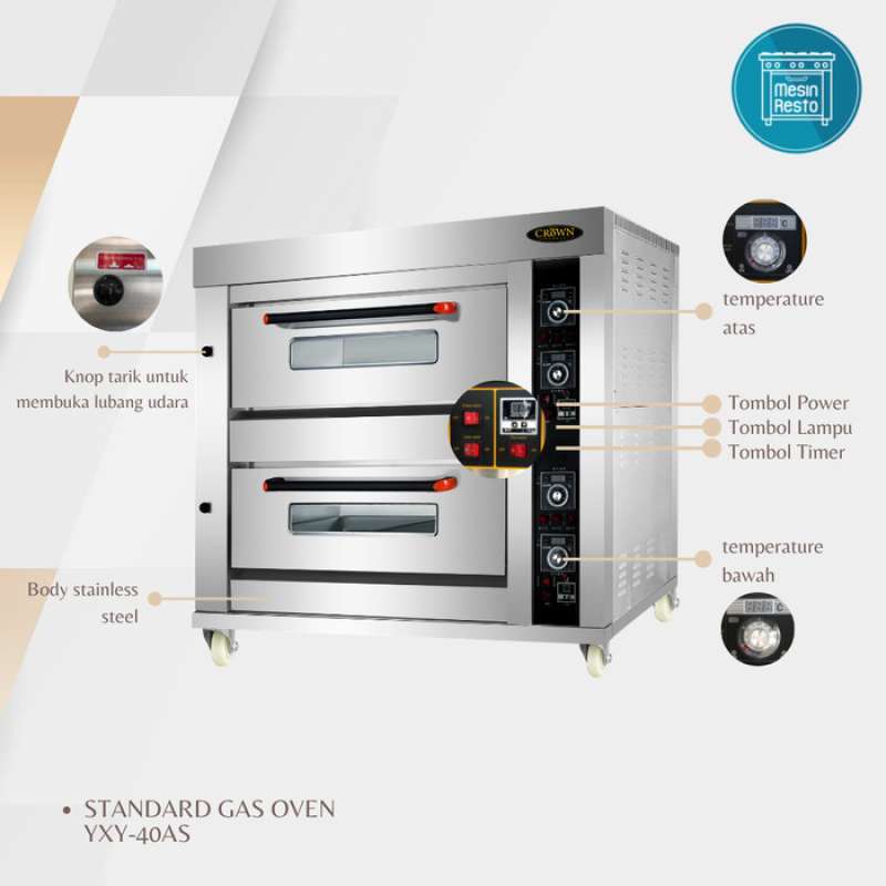 Jual Standard Gas Oven YXY40AS Crown Horeca di Seller Trabas Store