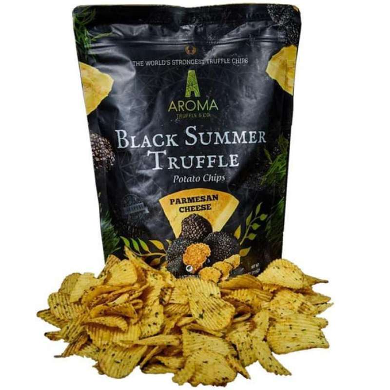 Jual Aroma Black Summer Truffle Potato Chips Parmesan Cheese [100g] di