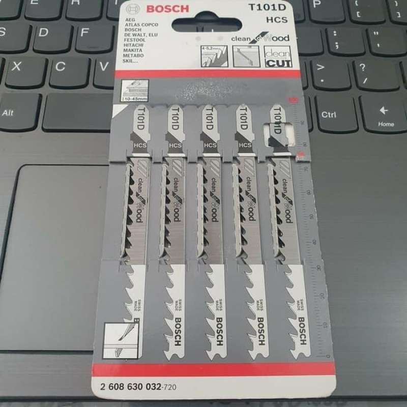 Jual MATA JIGSAW T101D T 101 D BOSCH POTONG KAYU TRIPLEK MODEL COLOK di