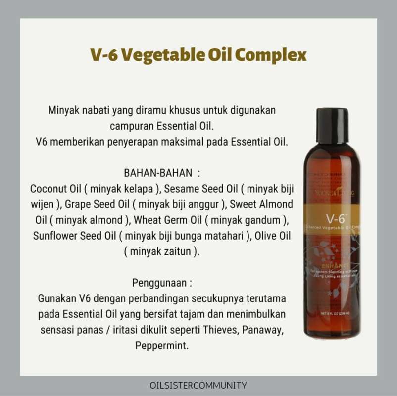 Jual Young Living V6 Essential Oil [235 mL] Online Oktober