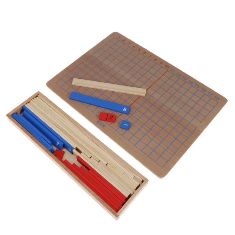 Jual Wooden Montessori Addition Subtraction Board Kids Educational Toys ...