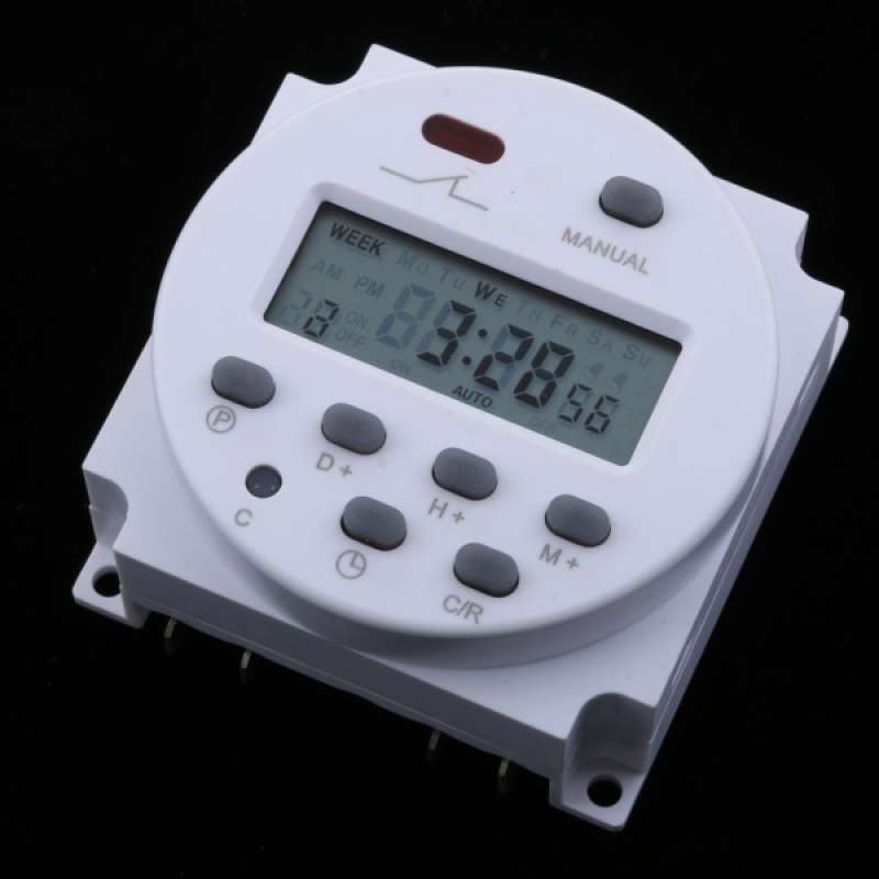 Jual Dc 12v Digital Lcd Power Programmable Digital Timer Switch Relay ...