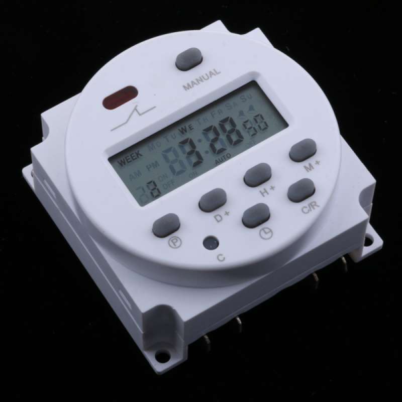Jual Dc 12v Digital Lcd Power Programmable Digital Timer Switch Relay ...