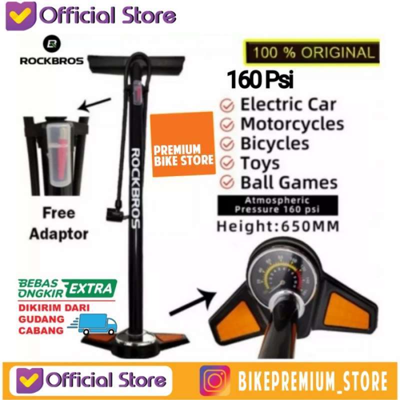 Pompa Ad Alta Pressione Per Bici MTB E Strada – 300 PSI, Manometro, Valvola Presta E Schrader, Telescopica - 6