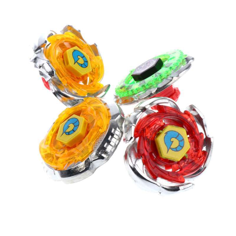 Promo Battle Top Metal 4D Fight Master 4 Spinning Top Starter Launcher
