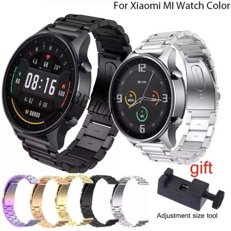 Jual STRAP TALI JAM TANGAN BESI STAINLESS STEEL SMARTWATCH MI WATCH