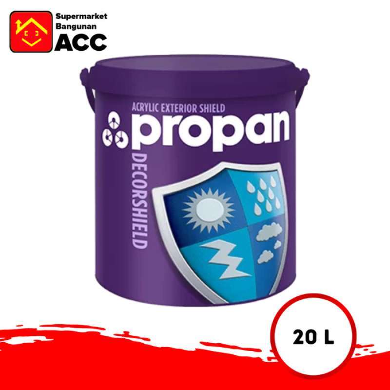 Jual Propan Decorshield Cat Tembok Premium Exterior Warna Putih 20