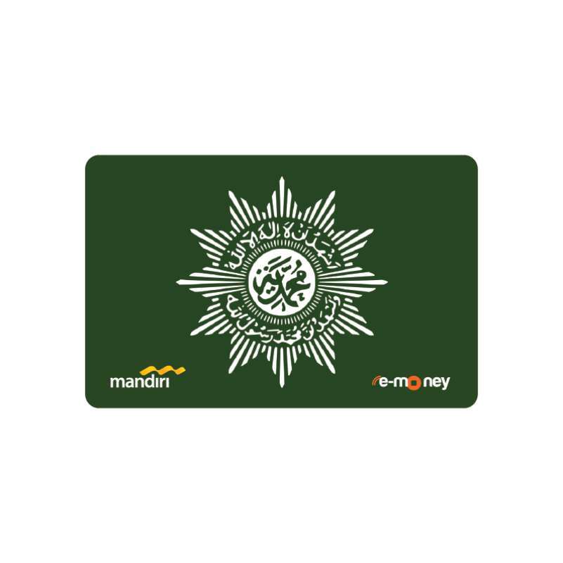 Jual Kartu Emoney Mandiri Logo Muhammadiyah Kumpulan Brand Campuran