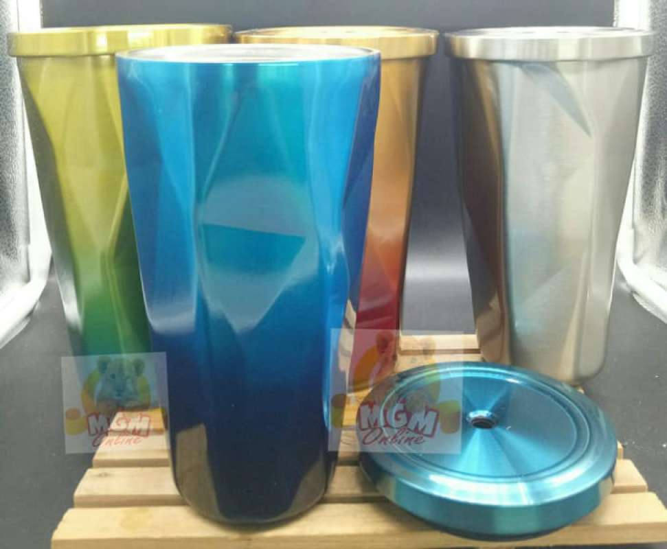 Jual Tumber Sedotan 16oz/473ml Tumbler Mug Travel BUNGLON Panas Dingin