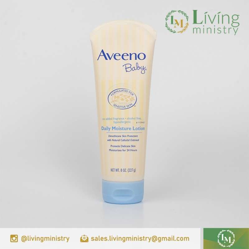 Promo Aveeno Baby Daily Moisture Lotion 227Ml Diskon 33% di Seller ...