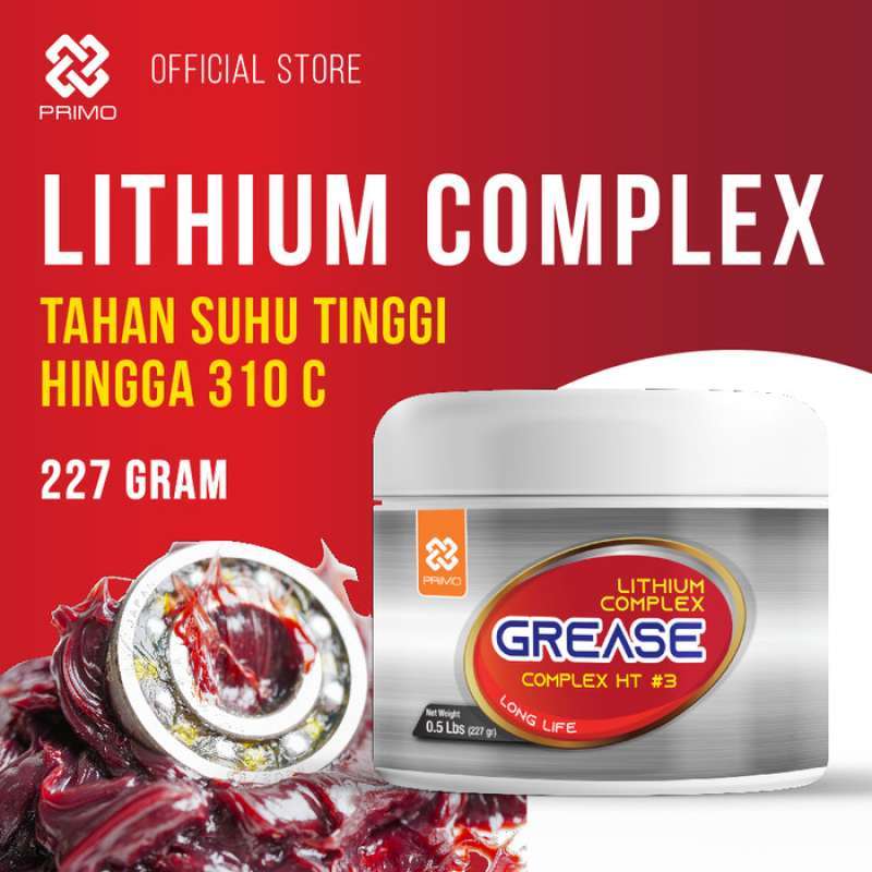 Promo Primo Lithium Complex Grease Gemuk Hi Temp Merah 454 Gr Diskon 23 ...
