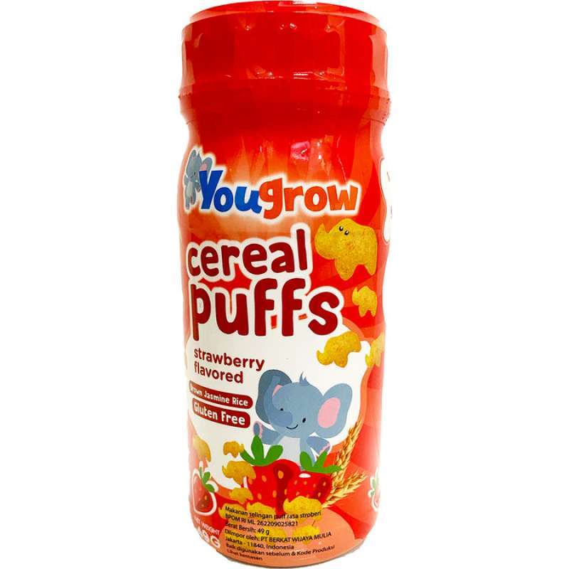 Promo Yougrow Cereal Puff Strawberry Diskon 33 di Seller Lorenza