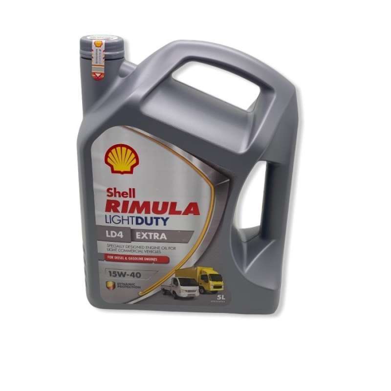 Promo Oli Mesin Shell Rimula Ld4 Diesel Gasoline 15W-40 5 Lt Original ...