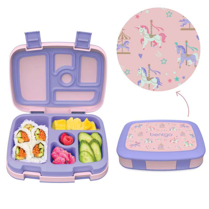 Jual Bentgo Kids Print Lunch Box Carousel Unicorn Kotak Makan Anak di Seller Thesimplebabyshop ...