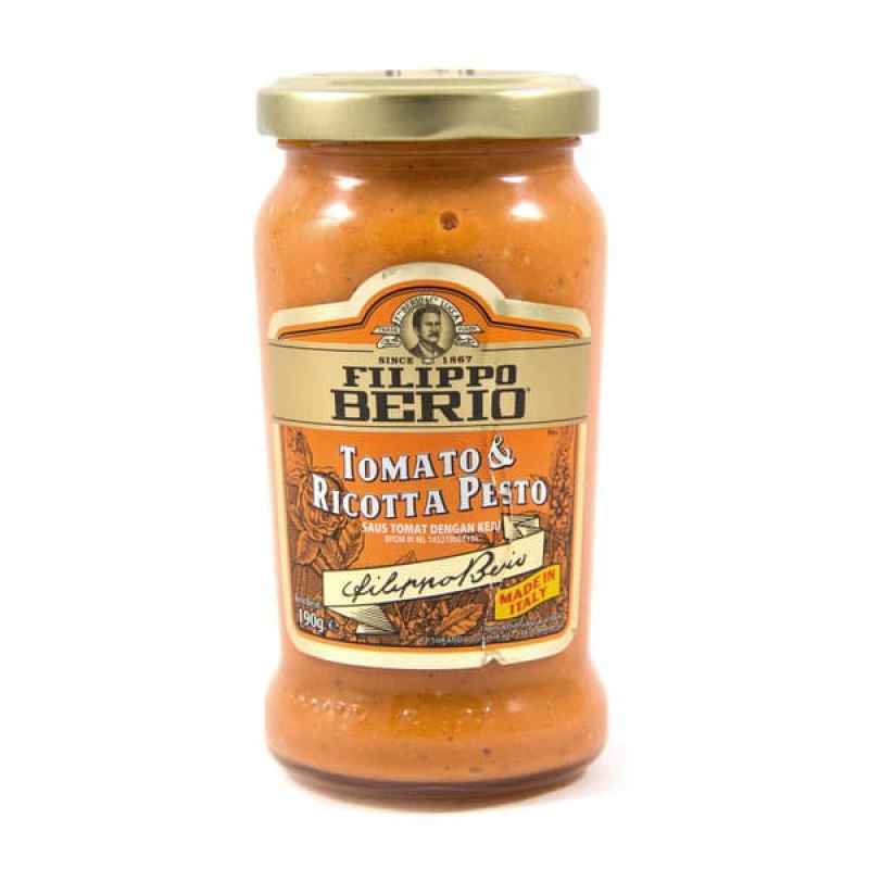 Jual FILIPPO BERIO Tomato Ricotta Cheese Pesto Sauce 190gr - Saus Pasta ...