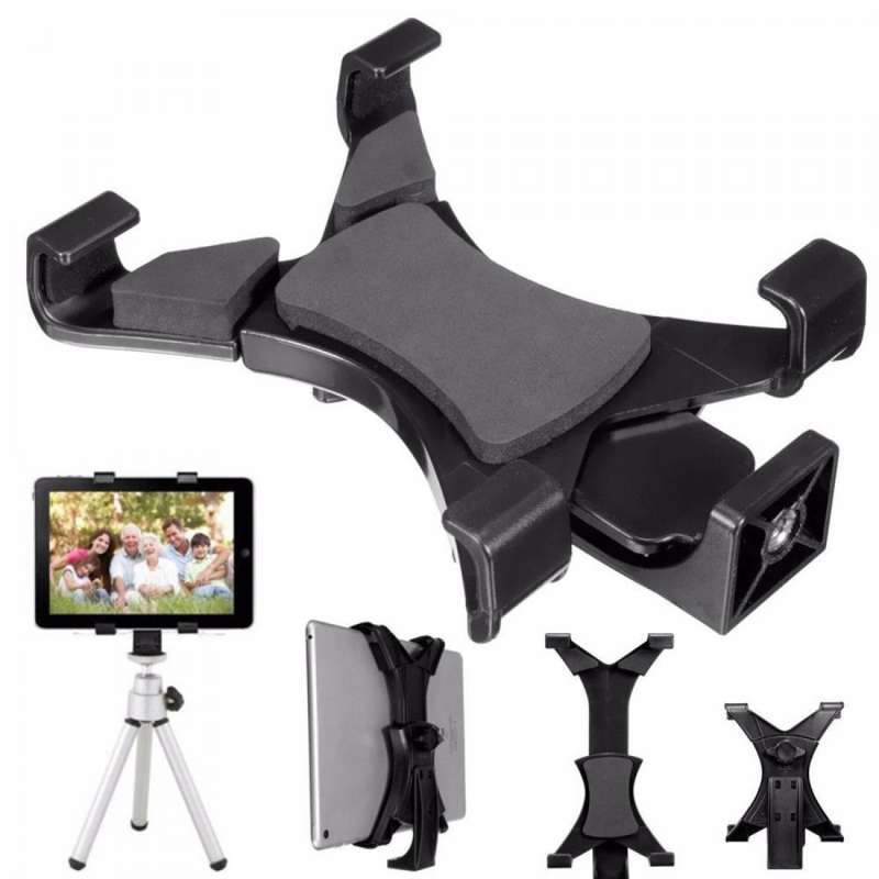 Promo Universal Tablet Holder Mount 1/4 Screw Bracket Tripod Diskon 59 di Seller KOOZO CENTER