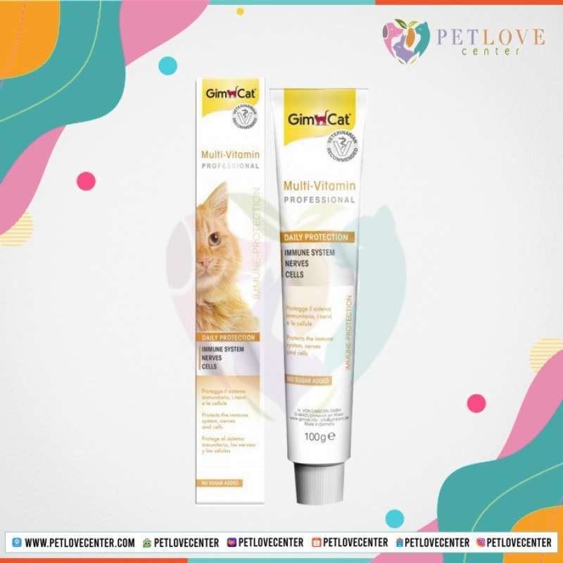 Jual Gim Cat Multivitamin Profesiional/ Multivitamin Kucing / Pasta di