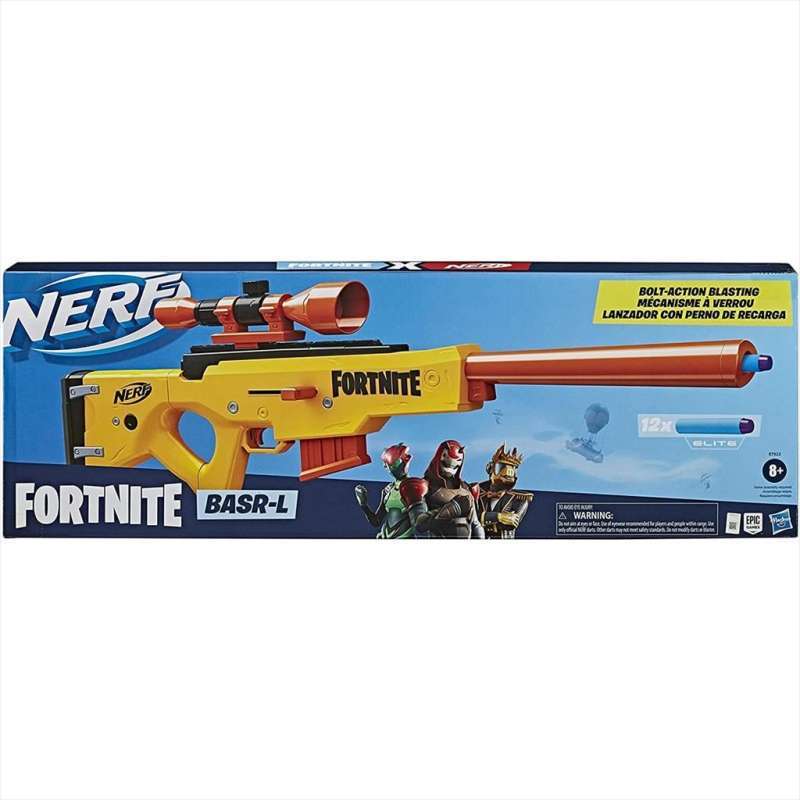 Jual NERF Fortnite BASR L Elite Dart Blaster BASRL Hasbro E7522 di