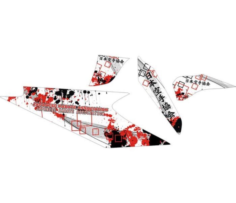 Jual Master Decal Modif Stiker Motor for Honda Beat Japan White di