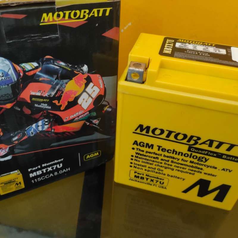 Jual Aki Motor Yamaha Xmax Aerox Nmax Motobatt Mbtx7u Di Seller Karbura