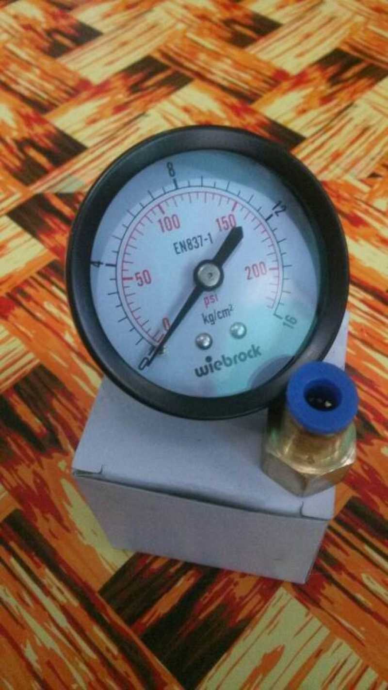 Promo Pressure Gauge With Connector 6Mm Co2 Diy Aquascape Diskon 33 di